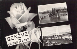 CPA SOUVENIRS DE - GENEVE Et Ses Roses - Gruss Aus.../ Gruesse Aus...