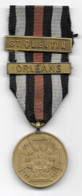 Médaille Commémorative De La Guerre De 1870/71 Avec Barrettes Des Batailles De St Quentin Et Orléans - Deutsches Reich