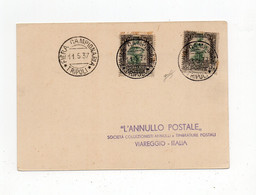 !!! ITALIE, TRIPOLITAINE, CPA DE 1937 POUR VIAREGGIO - Tripolitaine