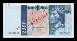 Portugal 2000 Escudos 1995 Pick 189As Specimen SC UNC - Portugal