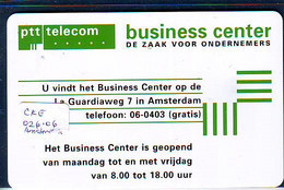 NEDERLAND CHIP TELEFOONKAART CKE 026.06 * Business Center AMSTERDAM * Telecarte A PUCE PAYS-BAS * NL ONGEBRUIKT * MINT - Privé