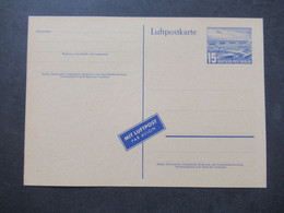 Berlin (West) 1953 Luftpostkarte P 16 A Ungebraucht - Postcards - Mint