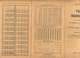 Table Trigonométrique 1968 - Materiale E Accessori