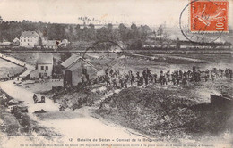 CPA MILITARIAT - Bataille De Sedan - Combat De La Briqueterie - Oblitérée Flize - Mesniel St Blaise - Autres & Non Classés