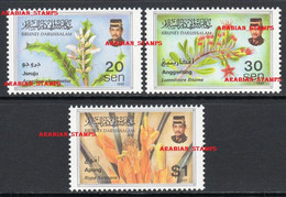 BRUNEI 1997 MANGROVE FLOWERS CACTUS LOCAL FLORA PLANTS SET MNH - Brunei (1984-...)