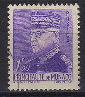 MONACO : N° 230 Oblitéré (Prince Louis II) - PRIX FIXE - - Oblitérés