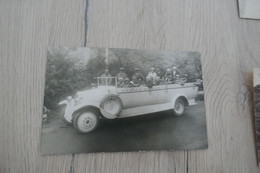 Carte Photo 65 Hautes Pyrénées Autocar Touristes Pub Garage Didelin - Buses & Coaches