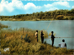 St Jean De Monts * L'étang De La Parée Jésus * Pêcheurs Pêche à La Ligne - Saint Jean De Monts