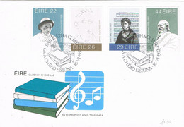 47175. Carta F.D.C. BAILE ATHA CLIATH (Dublin) Irlanda 1982. Tema Musica, Musik - FDC