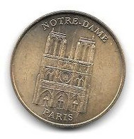 Médaille Touristique  Monnaie  De  Paris  2001, NOTRE - DAME  PARIS  Verso  2001  MILLENIUM - 2001