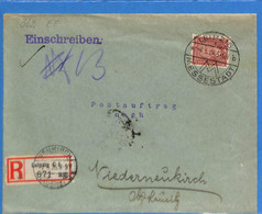 Allemagne Reich 1926 Lettre Einschreiben De Leipzig (G10363) - Briefe U. Dokumente