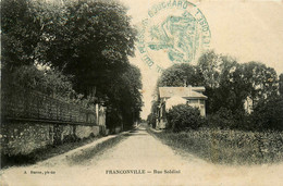 Franconville * La Rue Soldini * Cachet Mairie Du Plessis Bouchard - Franconville