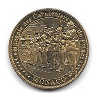 Médaille Touristique, MONACO, Compagnie Des Carabiniers Du Prince  Verso  HONNEUR - FIDELITE - DEVOUEMENT - Other & Unclassified