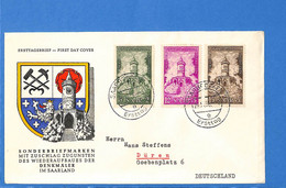 Saar 1956 Lettre FDC De Saarbrücken (G10398) - FDC