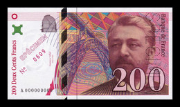 Francia France 200 Francs Gustave Eiffel 1995 Pick 159As Specimen SC UNC - 200 F 1995-1999 ''Eiffel''