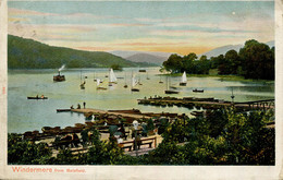 CUMBRIA - WINDERMERE FROM BELSFIELD 1905 Cu1404 - Windermere