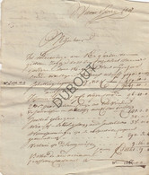 Wetteren - Brief 1807 (V1807) - Manuskripte
