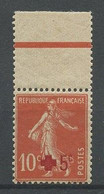 FRANCE 1914 N° 146 ** Neuf MNH Superbe C 7.50 € Croix Rouge Red Cross Semeuse Fond Plein Avec Surtaxe - Unused Stamps