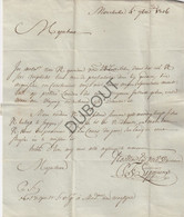Moerbeke - 6 Brieven Gericht Aan Charles Van De Woestijne, Grondeigenaar In Gent - 1806  (V1802) - Manuscritos