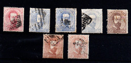 España Nº 118, 121/22, 124/5. Año 1872 - Used Stamps