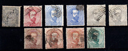 España Nº 116, 118, 121/2, 124/6. Año 1872 - Used Stamps
