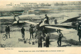 Angers * Circuit D'anjou * 1er Grand Prix D'aviation De L'aéro Club De France * 16 17 Juin 1912 * Pub AUTOMOBILINE - Angers