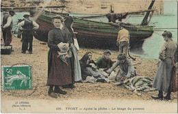 76   Yport   -  Apres La Peche  -  Le Triage  Du Poisson - Yport