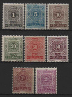 Maroc - 1917 -  Tb Taxe N° 27 à 34  - Neufs * - Timbres-taxe