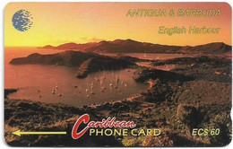 Antigua & Barbuda - C&W (GPT) - English Harbour - 13CATD (Silver) - 1995, 15.000ex, Used - Antigua Et Barbuda