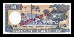 Uruguay 10 Pesos Uruguayos ND (1995) Pick 73BAs Specimen SC- AUNC - Uruguay