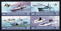 India 2006 9th President Fleet Review, Visakhapatnam 4v Se-tenant Block MNH, As Per Scan - Autres & Non Classés