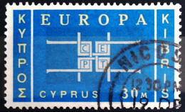 EUROPA 1963 - CHYPRE                      N° 218                      OBLITERE - 1963