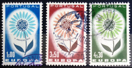 EUROPA 1964 - PORTUGAL                      N° 944/946                      OBLITERE - 1964