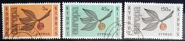 EUROPA 1965 - CHYPRE                      N° 250/252                      OBLITERE - 1965