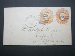 TASMANIEN , Letter To Germany 1893 - Lettres & Documents