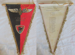 Fanion Militaire - 1er C.O.G.A Istres - Liste Nominative Au Dos 25e R.G.A, 1er Et 2e C.O.G.A  Manque Un Embout Bois - Flags