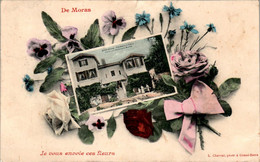 Moras-en-Valloire Canton Le Grand-Serre Souvenir Fleur Flower Rose Drôme 26120 Cpa Voyagée En 1907 En B.Etat - Sonstige & Ohne Zuordnung