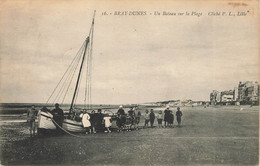 B7243 Bray Dunes Un Bateau Sur La Plage - Autres & Non Classés