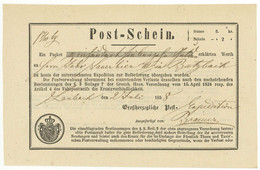 Laubach Hessen 1858 Postschein Hessen Butzbach - 1800 – 1899