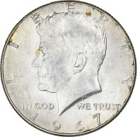 Monnaie, États-Unis, Kennedy Half Dollar, Half Dollar, 1967, Philadelphie - 1964-…: Kennedy