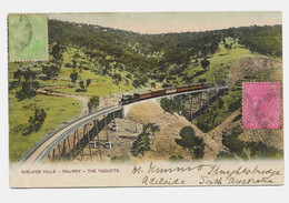 Adelaide Hills - Railway  The Viaducts Locomotive  1908y.  E380 - Adelaide