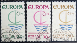 EUROPA 1966 - CHYPRE                      N° 262/264                      OBLITERE - 1966