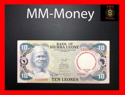 SIERRA LEONE 10 Leones  1.7.1980   P. 13    "commemorative"   **rare**  VF+ - Sierra Leone