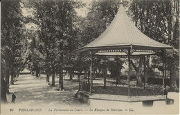 PONTARLIER DANS LE DOUBS Promenade Du Cours Et Kiosque De Musique  EXTRA PORT OFFERT - Pontarlier