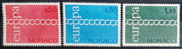 EUROPA 1971 - MONACO                      N° 863/865                     NEUF** - 1971