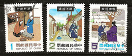 Taiwan 1980 N°Y.T. : 1292,1293 Et 1295 Obl. - Gebraucht