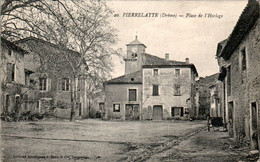Pierrelatte Place De L'Horloge Drôme 26700 N°20 Cpa Ecrite Au Dos En 1915 En TB.Etat - Sonstige & Ohne Zuordnung