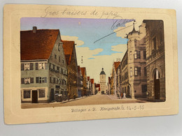 CPA - ALLEMAGNE - DILLIGEN - Konigstrabe - Jolie Carte - Dillingen