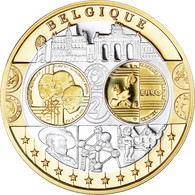 Belgique, Médaille, Euro, Europa, Politics, FDC, FDC, Silver Plated Gold - Altri & Non Classificati