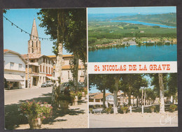 CPM St NICOLAS DE LA GRAVE-MULTIVUES. - Saint Nicolas De La Grave